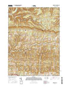 Huntersville 2016 topographic map thumbnail