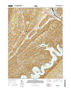 Huntingdon 2016 topographic map thumbnail