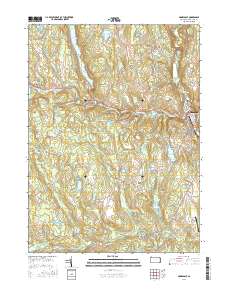 Honesdale 2016 topographic map thumbnail