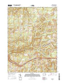 Hazen 2016 topographic map thumbnail