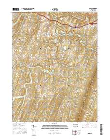 Mench 2016 topographic map thumbnail