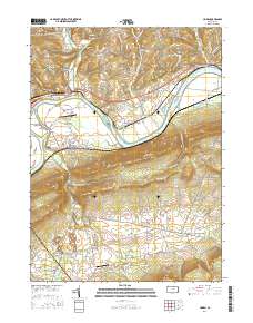 Linden 2016 topographic map thumbnail