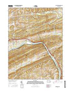 Millerstown 2016 topographic map thumbnail