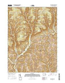 Salladasburg 2016 topographic map thumbnail