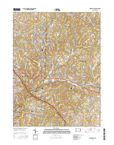 Murrysville 2016 topographic map thumbnail
