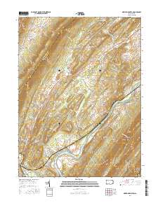 Newton Hamilton 2016 topographic map thumbnail
