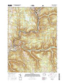 Ridgway 2016 topographic map thumbnail