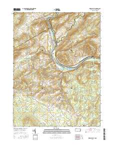 Riegelsville 2016 topographic map thumbnail