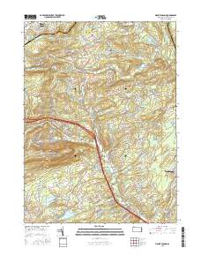 Mount Pocono 2016 topographic map thumbnail