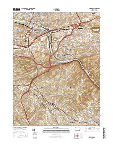 Norristown 2016 topographic map thumbnail