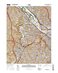 Pittsburgh West 2016 topographic map thumbnail