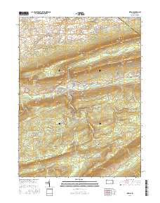 Lykens 2016 topographic map thumbnail