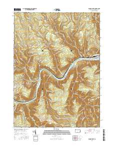 Renovo West 2016 topographic map thumbnail
