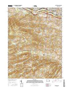 Pottstown 2016 topographic map thumbnail