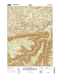 Powell 2016 topographic map thumbnail