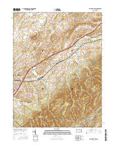 Walnut Bottom 2016 topographic map thumbnail