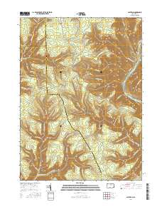 Slate Run 2016 topographic map thumbnail