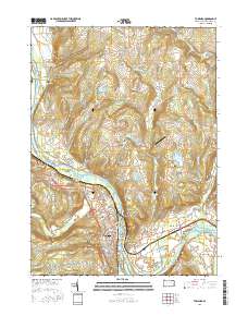 Towanda 2016 topographic map thumbnail