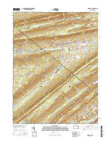 Tower City 2016 topographic map thumbnail