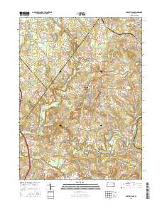 Slippery Rock 2016 topographic map thumbnail