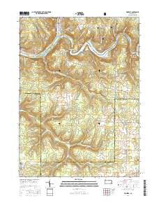 Tionesta 2016 topographic map thumbnail