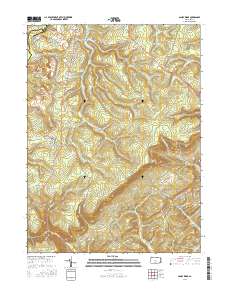 Sandy Ridge 2016 topographic map thumbnail