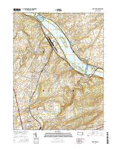 York Haven 2016 topographic map thumbnail