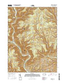 Waterville 2016 topographic map thumbnail