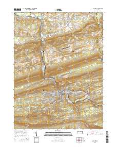Shamokin 2016 topographic map thumbnail