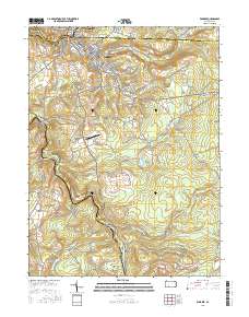 Windber 2016 topographic map thumbnail