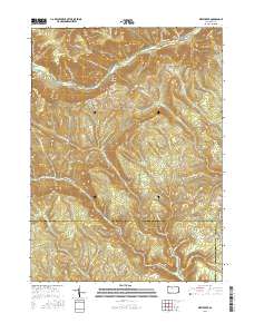 West Creek 2016 topographic map thumbnail