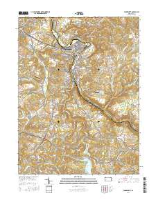 Vandergrift 2016 topographic map thumbnail