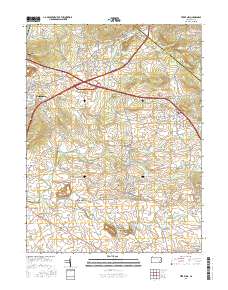 Terre Hill 2016 topographic map thumbnail