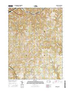 Saxonburg 2016 topographic map thumbnail