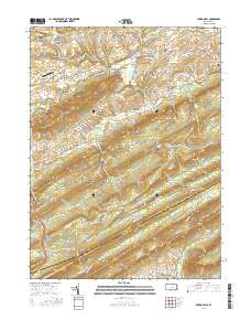 Spring Mills 2016 topographic map thumbnail