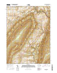 Spruce Creek 2016 topographic map thumbnail