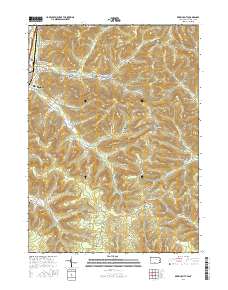 Derrick City 2016 topographic map thumbnail