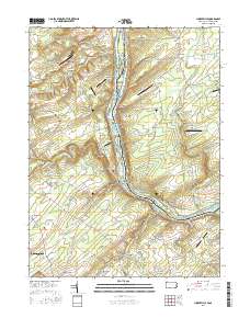 Lumberville 2016 topographic map thumbnail