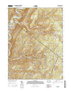 Saxton 2016 topographic map thumbnail