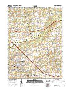 Elizabethtown 2016 topographic map thumbnail