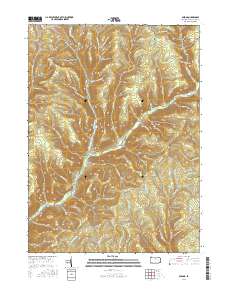 Oleona 2016 topographic map thumbnail