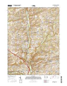 Collegeville 2016 topographic map thumbnail