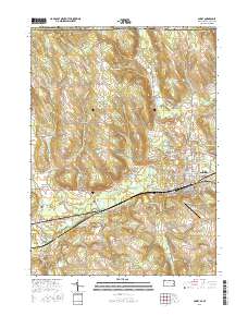 Corry 2016 topographic map thumbnail