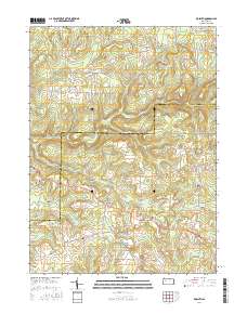 Kossuth 2016 topographic map thumbnail