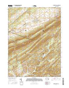 Pine Grove Mills 2016 topographic map thumbnail