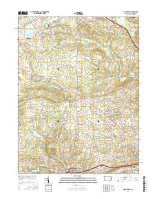 Wagontown 2016 topographic map thumbnail