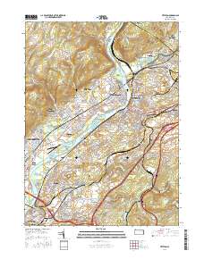 Pittston 2016 topographic map thumbnail