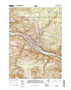 Amsterdam 2016 topographic map thumbnail