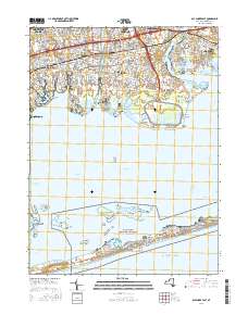 Bay Shore East 2016 topographic map thumbnail