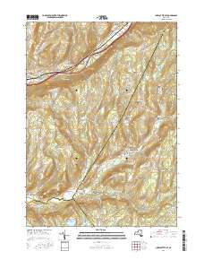 Charlotteville 2016 topographic map thumbnail